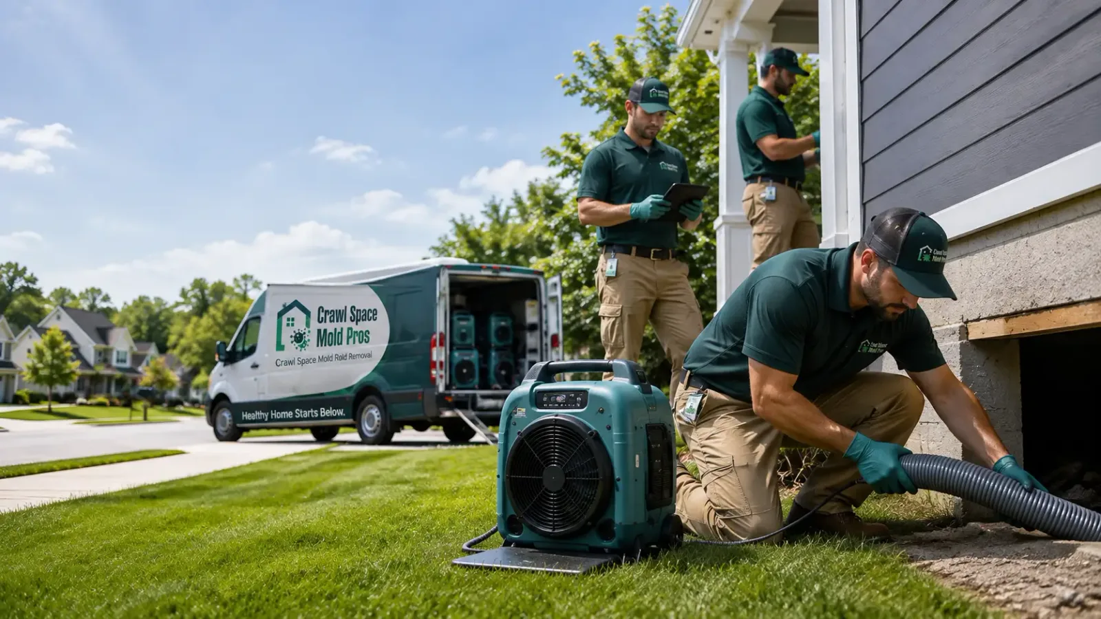 Crawl Space Mold Removal in Harmon, IL